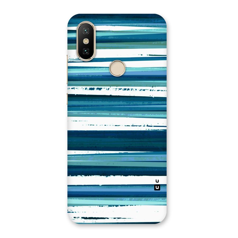 Simple Soothing Lines Back Case for Mi A2