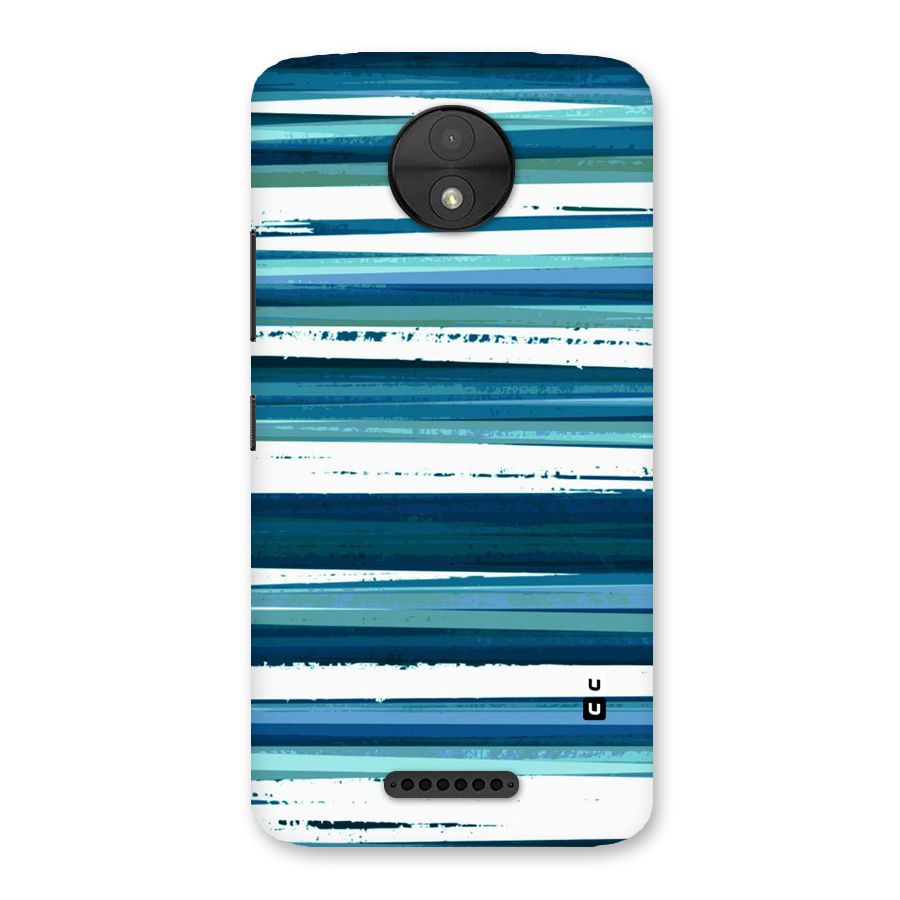 Simple Soothing Lines Back Case for Moto C
