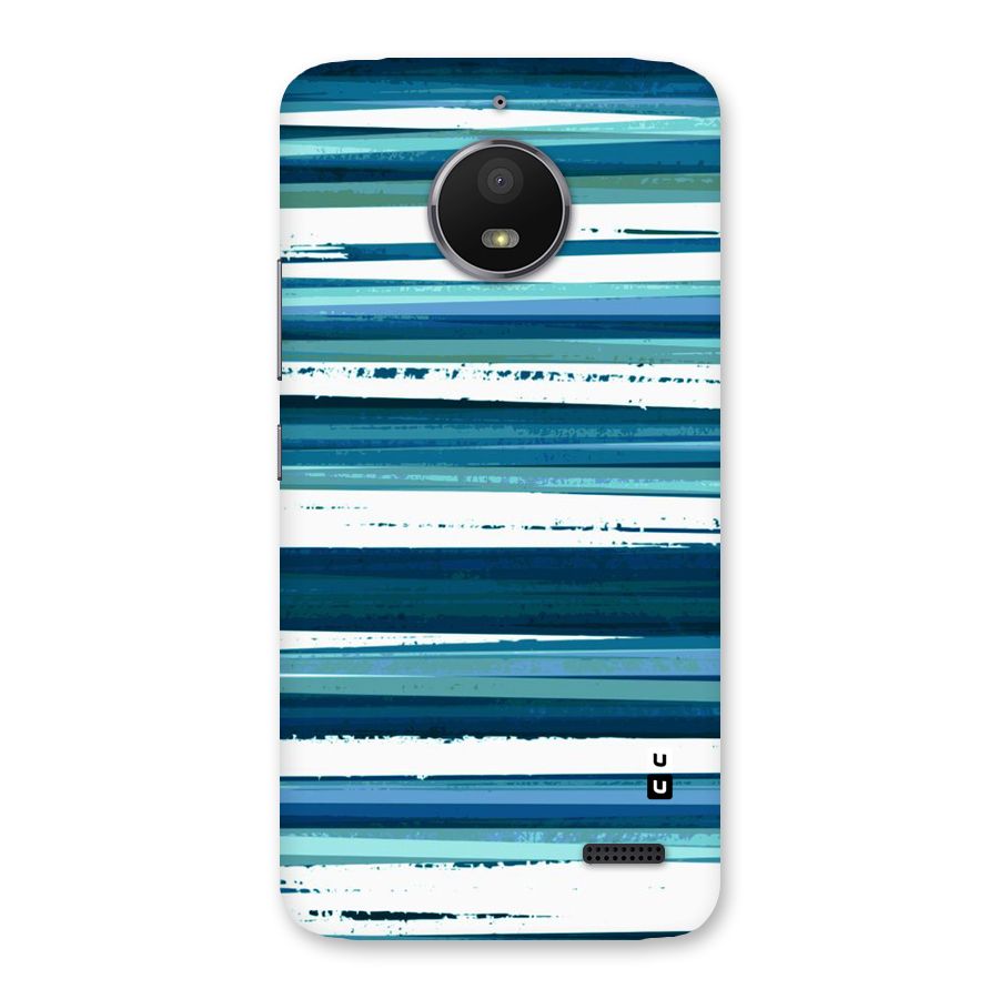 Simple Soothing Lines Back Case for Moto E4