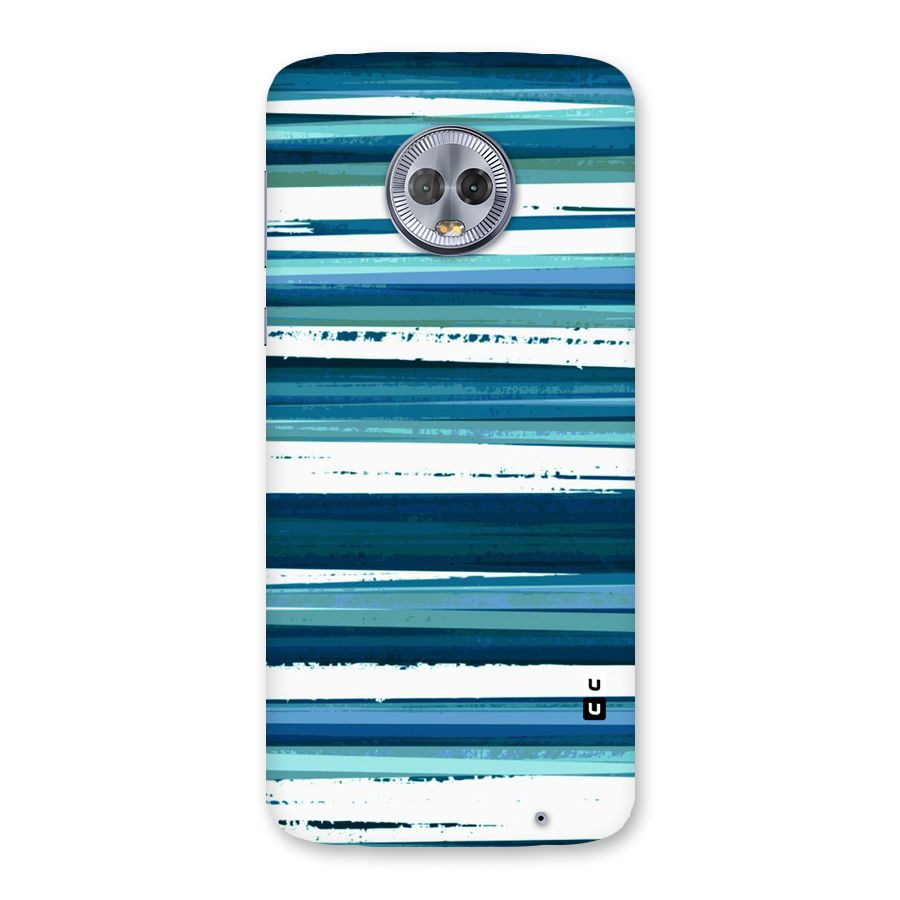 Simple Soothing Lines Back Case for Moto G6 Plus