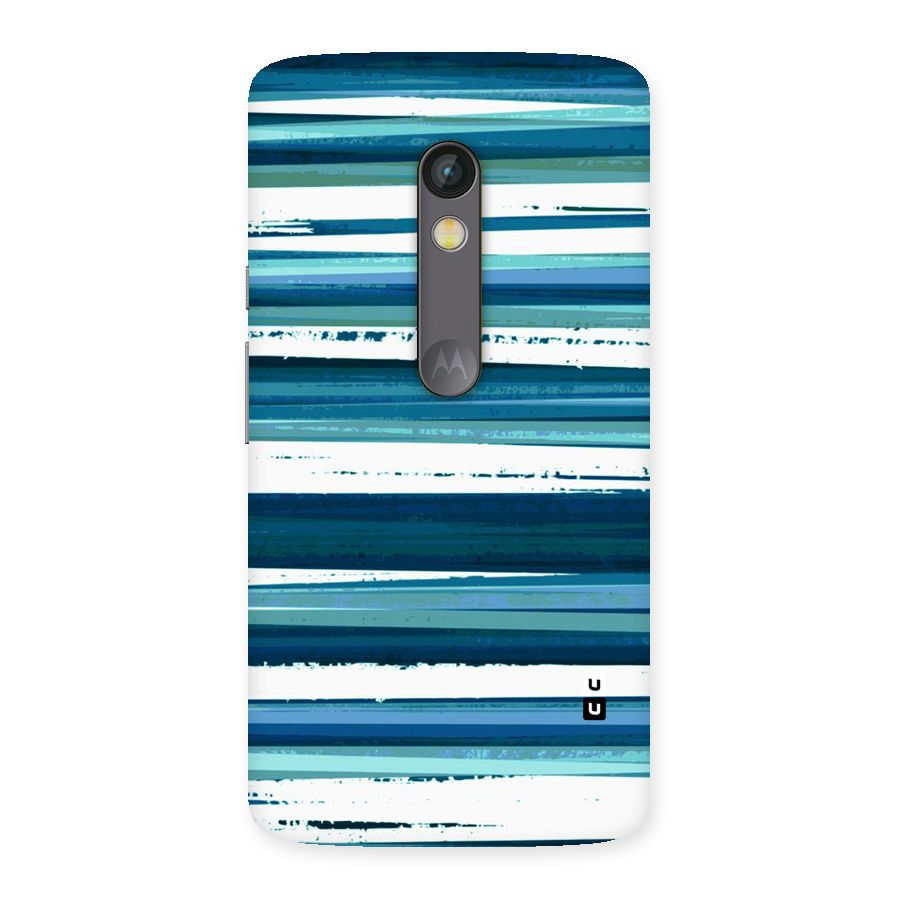 Simple Soothing Lines Back Case for Moto X Play