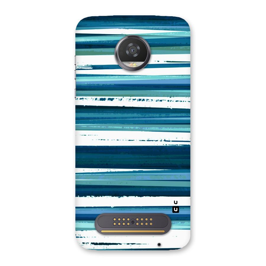 Simple Soothing Lines Back Case for Moto Z2 Play