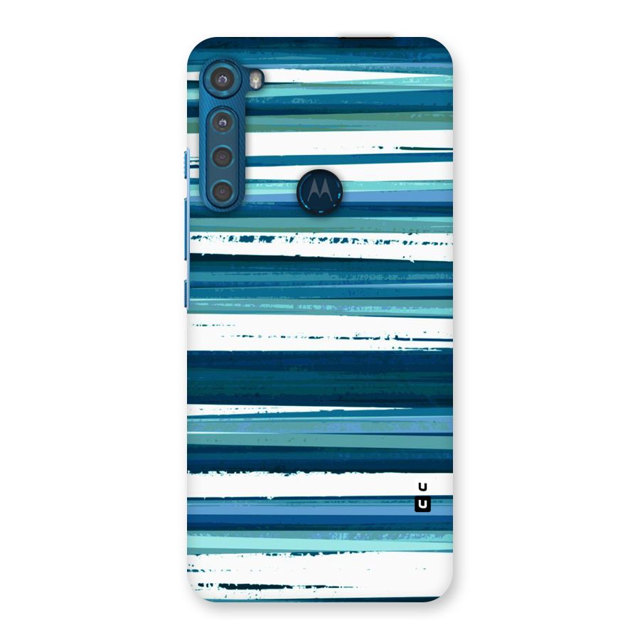 Simple Soothing Lines Back Case for Motorola One Fusion Plus