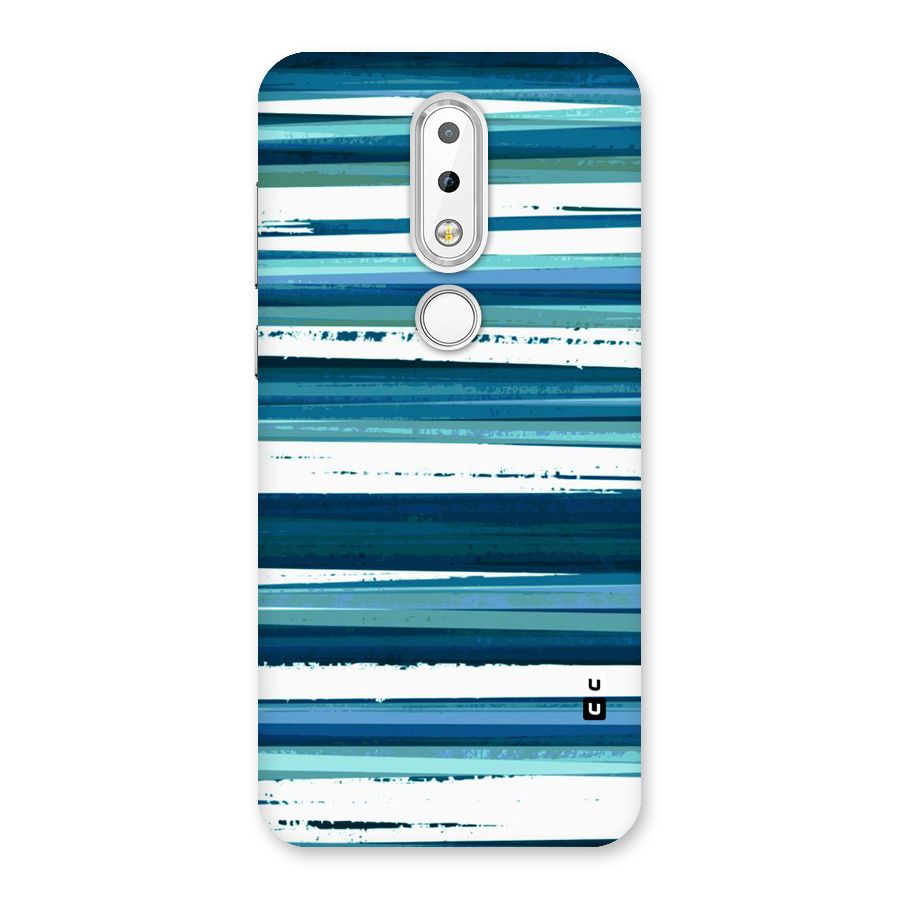 Simple Soothing Lines Back Case for Nokia 6.1 Plus