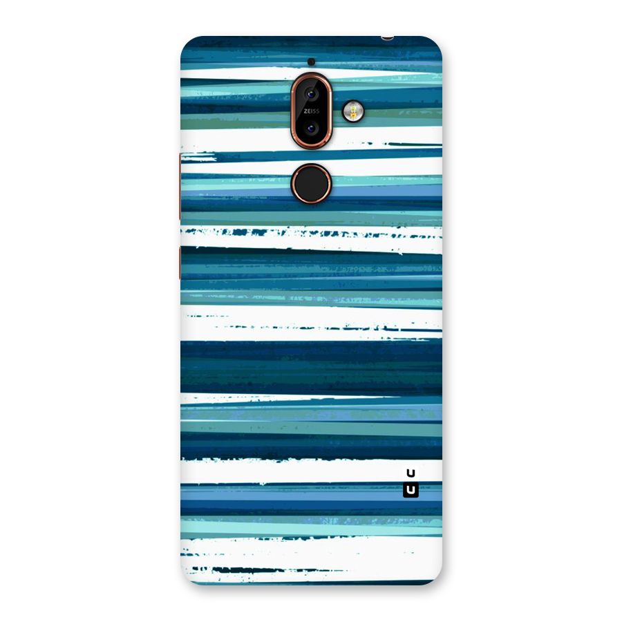 Simple Soothing Lines Back Case for Nokia 7 Plus