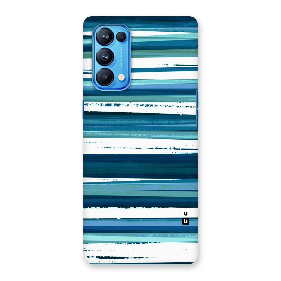 Simple Soothing Lines Back Case for Oppo Reno5 Pro 5G