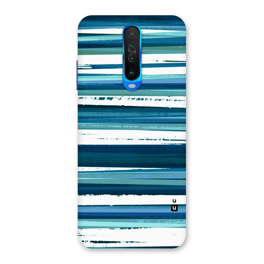Simple Soothing Lines Back Case for Poco X2