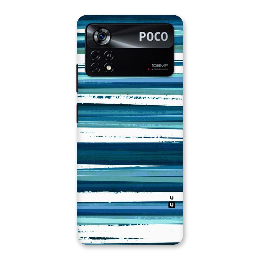 Simple Soothing Lines Back Case for Poco X4 Pro 5G