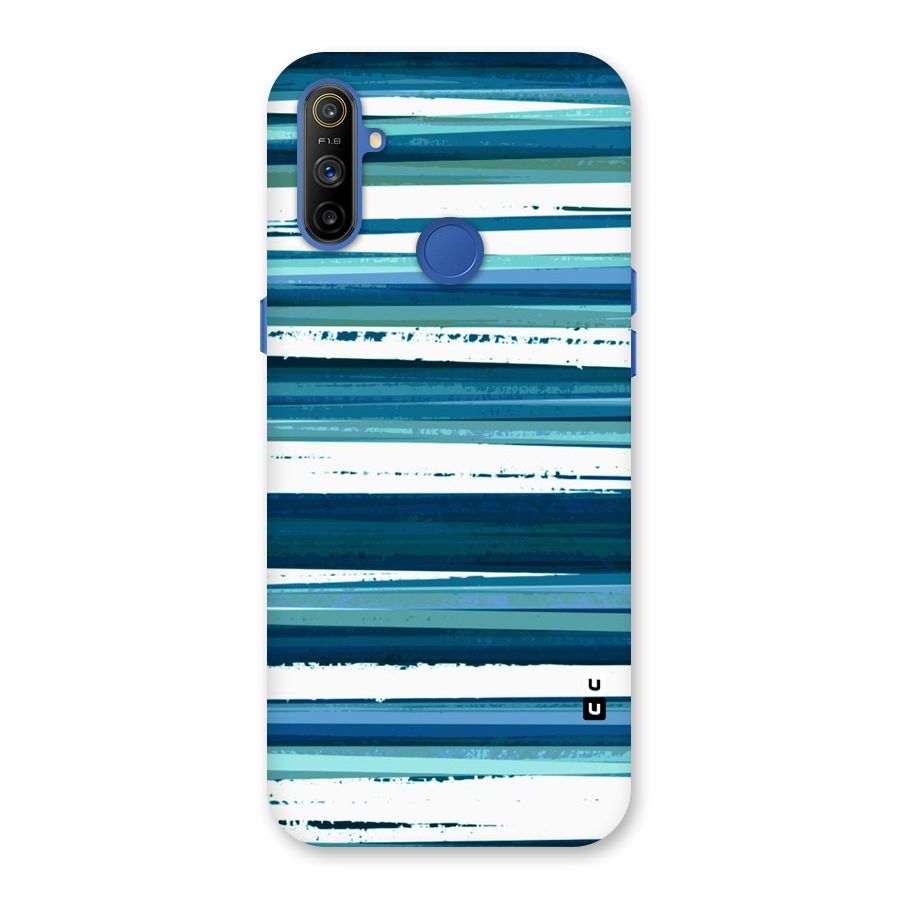 Simple Soothing Lines Back Case for Realme Narzo 10A
