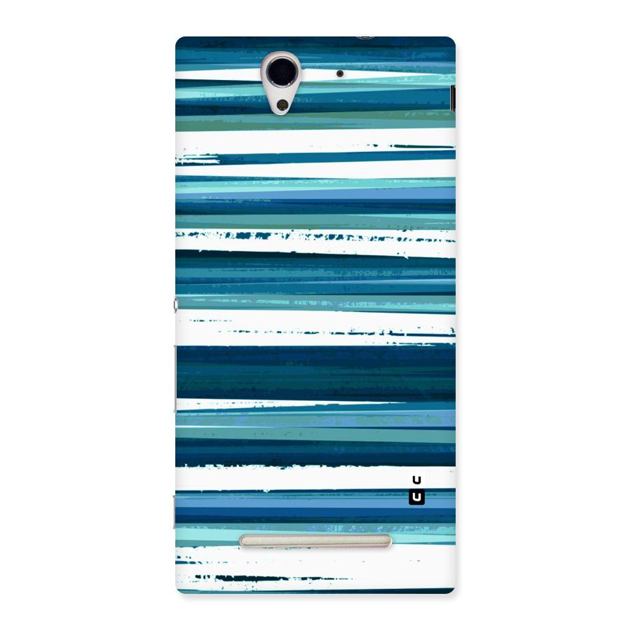 Simple Soothing Lines Back Case for Sony Xperia C3