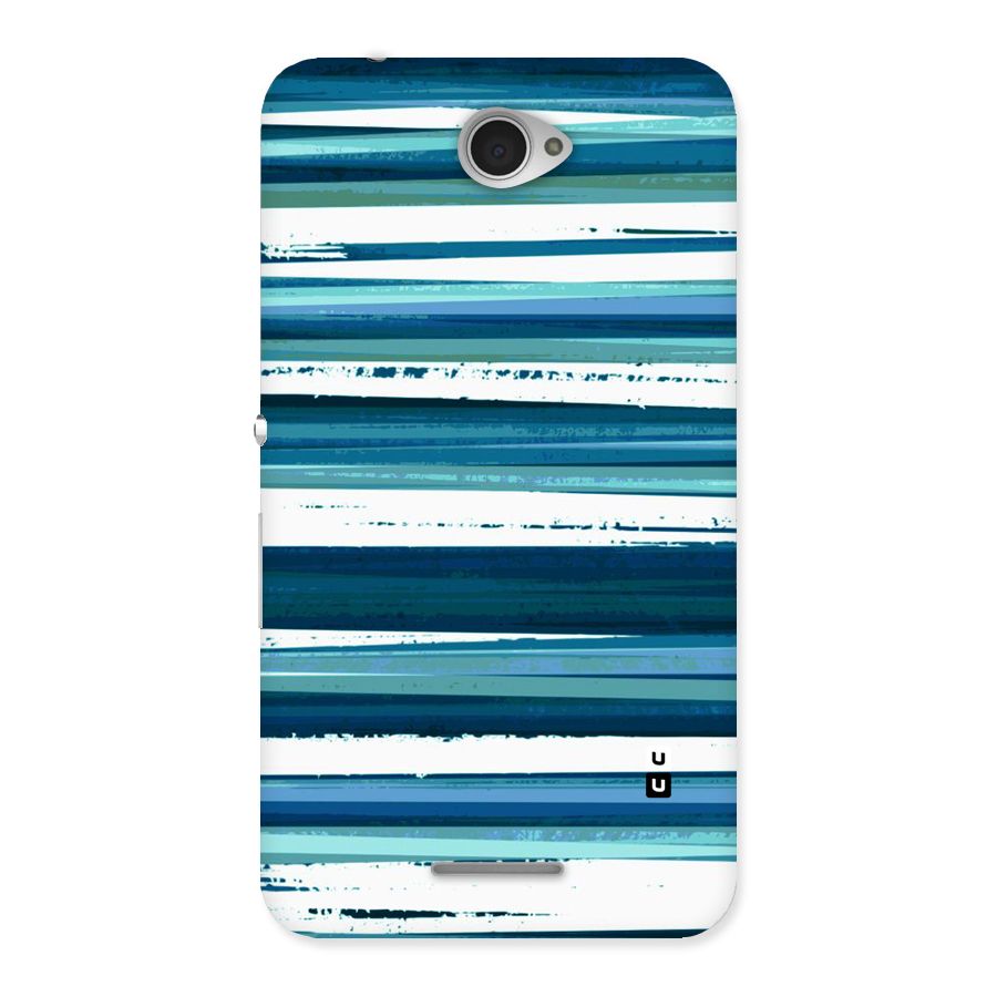 Simple Soothing Lines Back Case for Sony Xperia E4