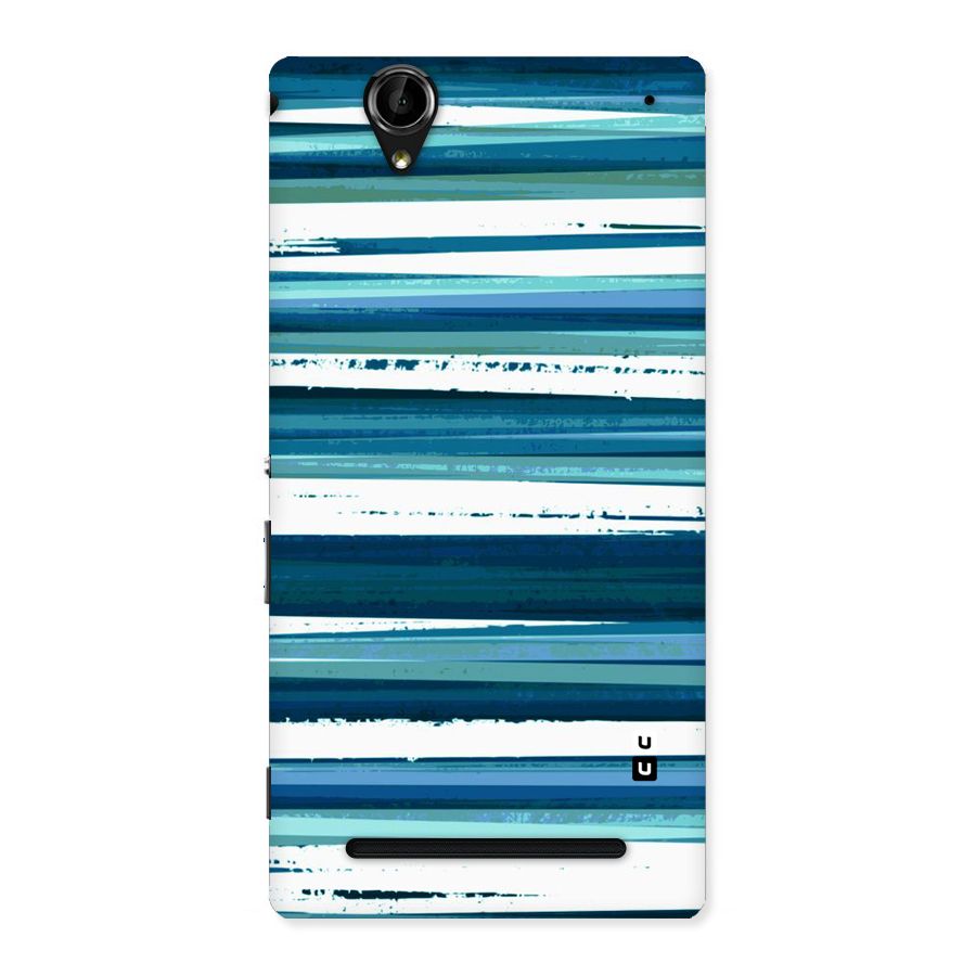 Simple Soothing Lines Back Case for Sony Xperia T2