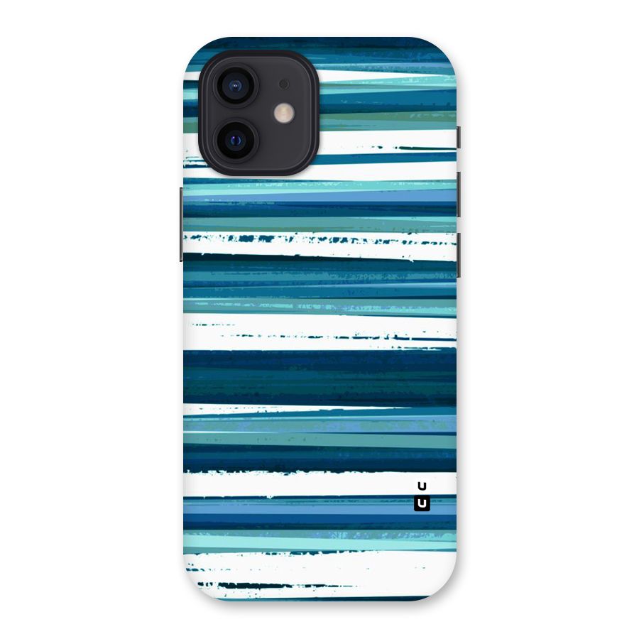Simple Soothing Lines Back Case for iPhone 12