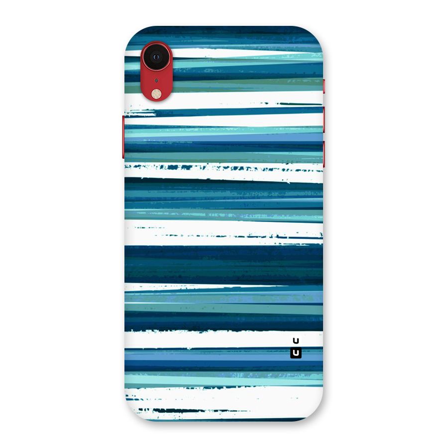 Simple Soothing Lines Back Case for iPhone XR