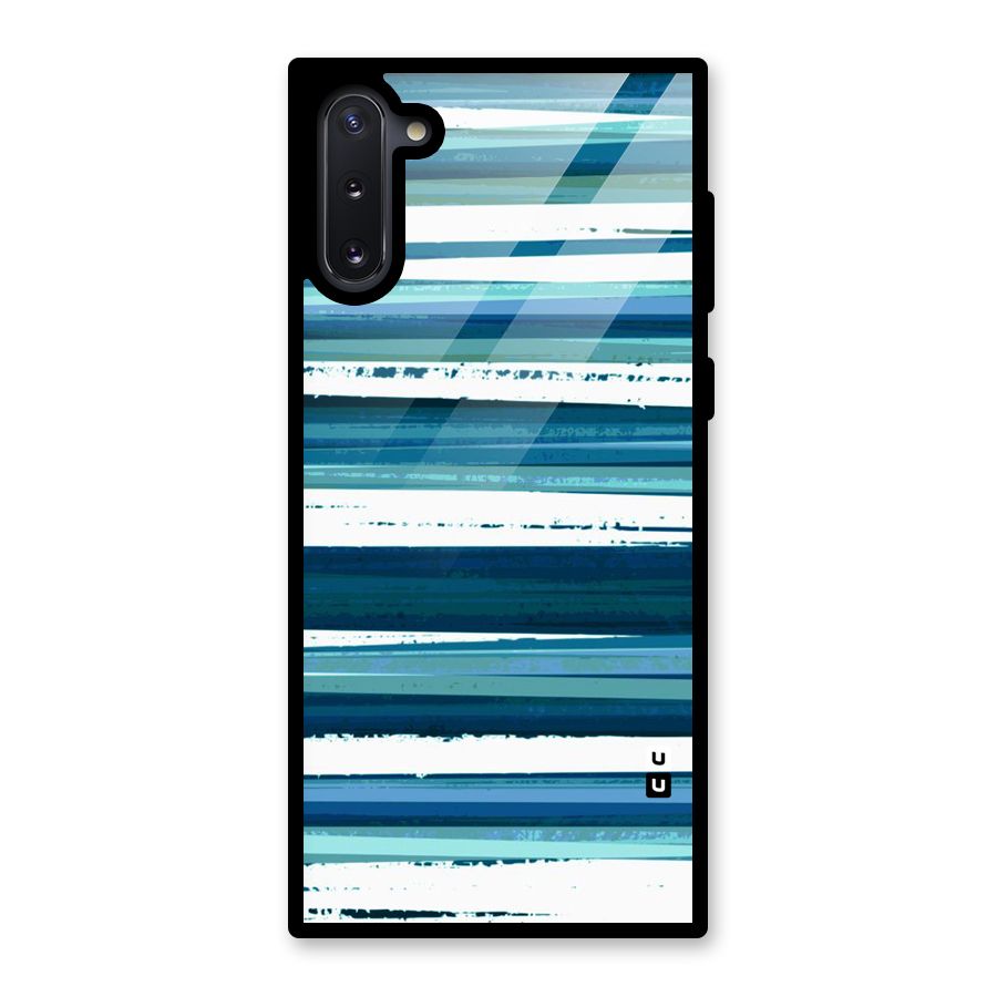 Simple Soothing Lines Glass Back Case for Galaxy Note 10
