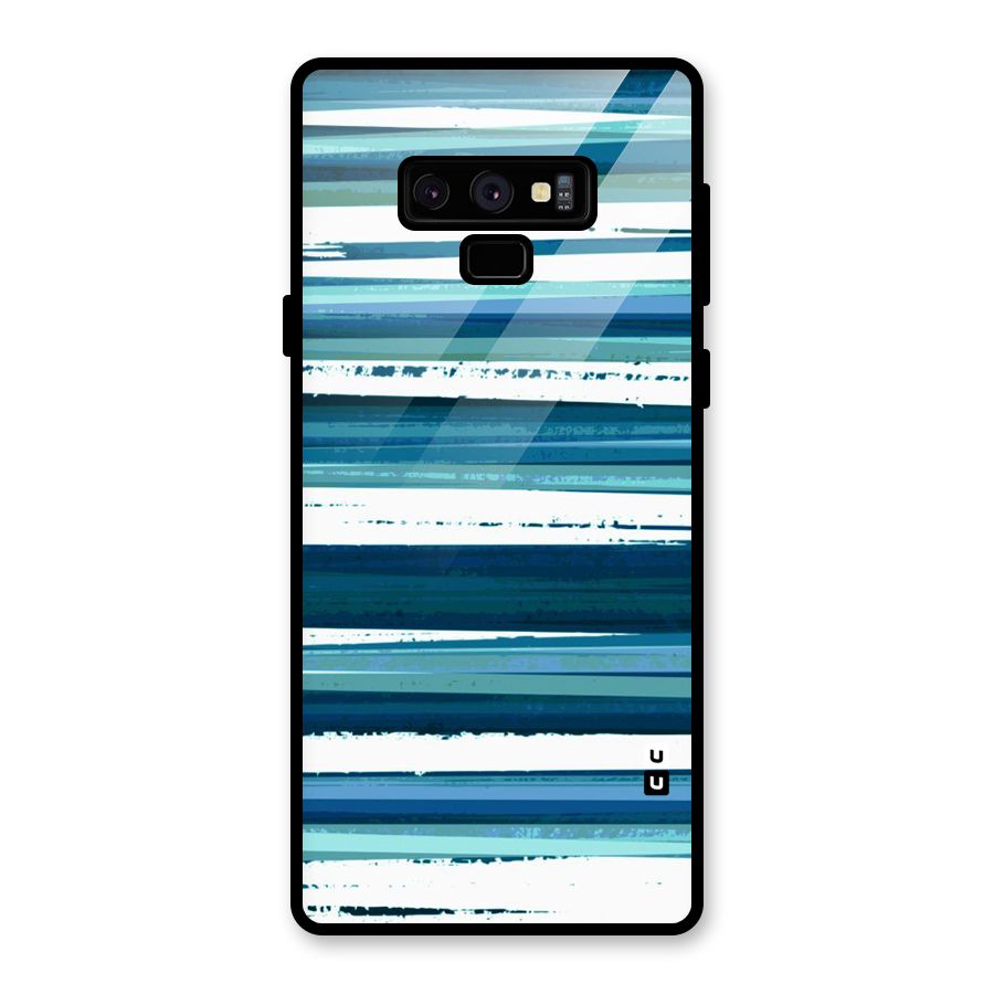 Simple Soothing Lines Glass Back Case for Galaxy Note 9