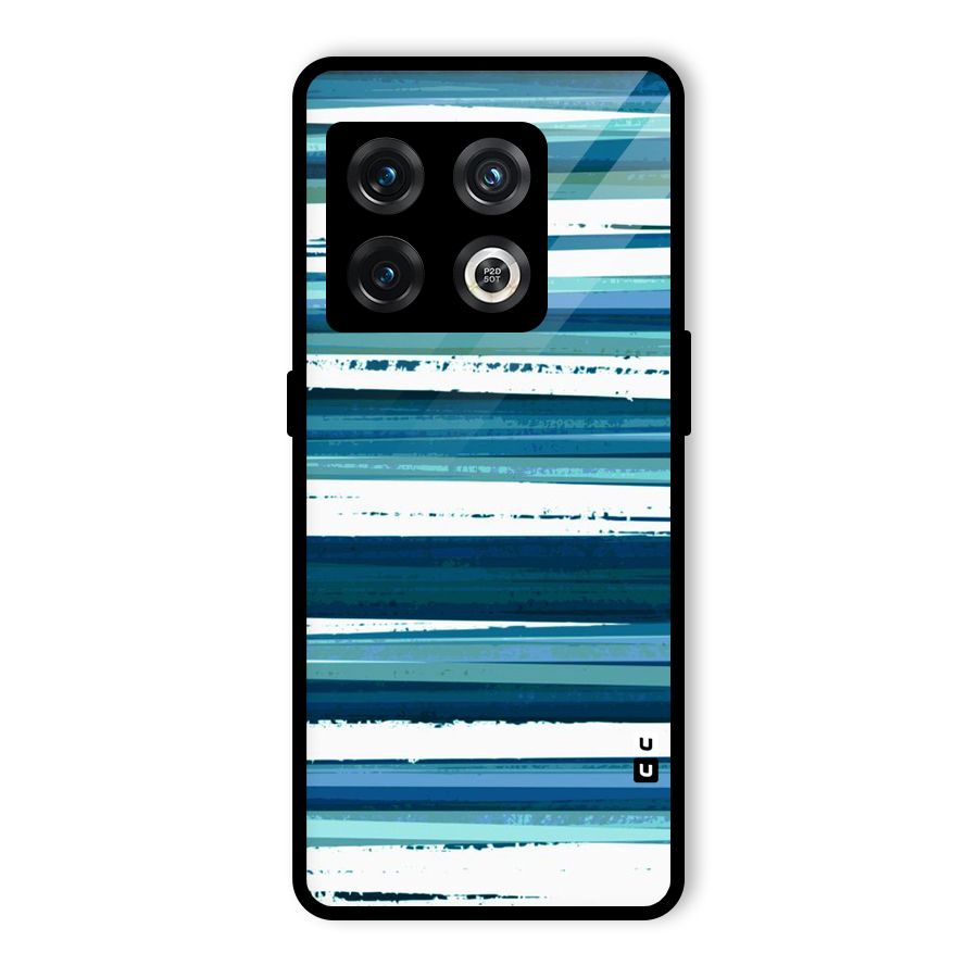 Simple Soothing Lines Glass Back Case for OnePlus 10 Pro 5G