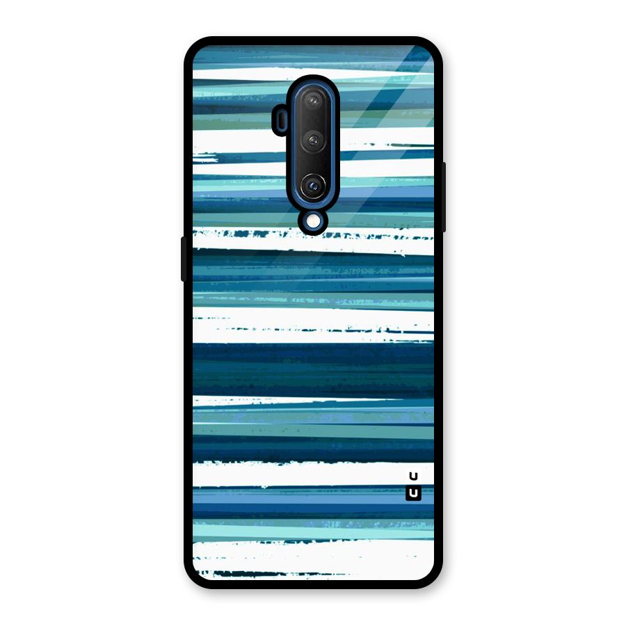 Simple Soothing Lines Glass Back Case for OnePlus 7T Pro