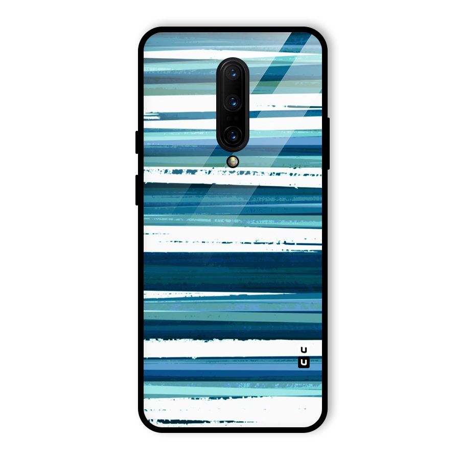 Simple Soothing Lines Glass Back Case for OnePlus 7 Pro