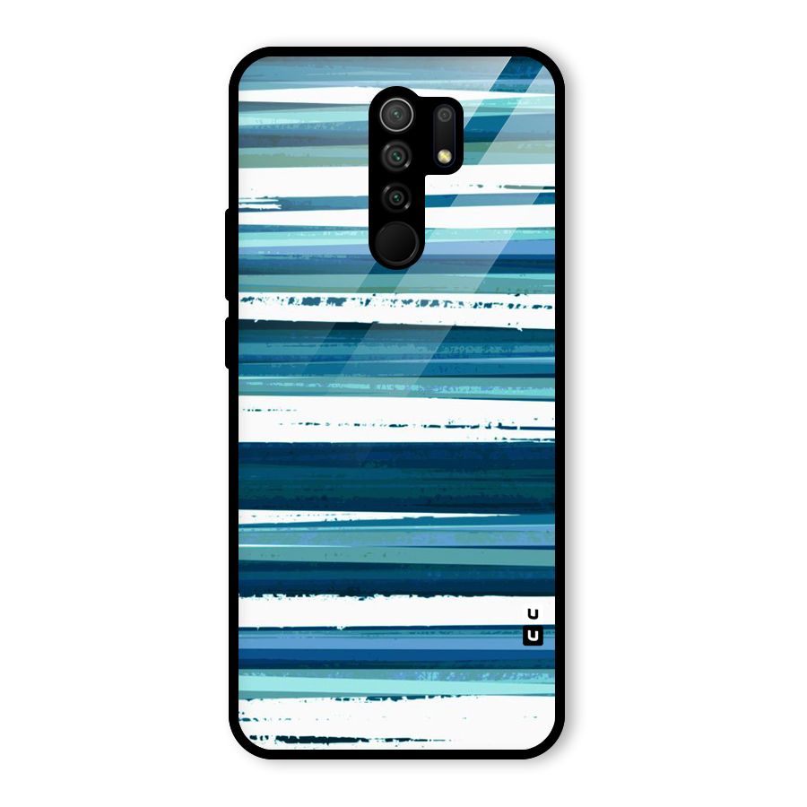 Simple Soothing Lines Glass Back Case for Poco M2
