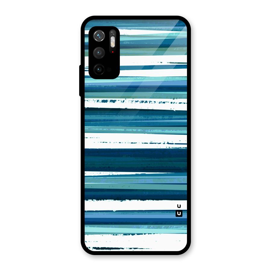 Simple Soothing Lines Glass Back Case for Poco M3 Pro 5G