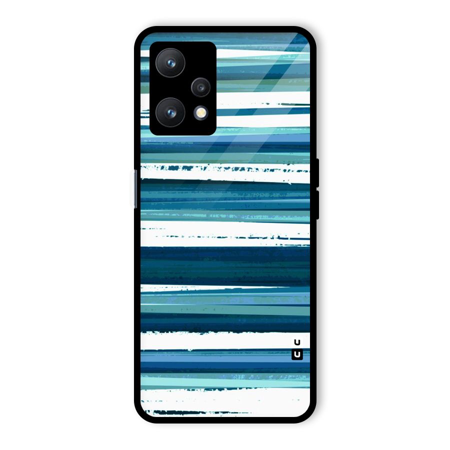 Simple Soothing Lines Glass Back Case for Realme 9 Pro 5G