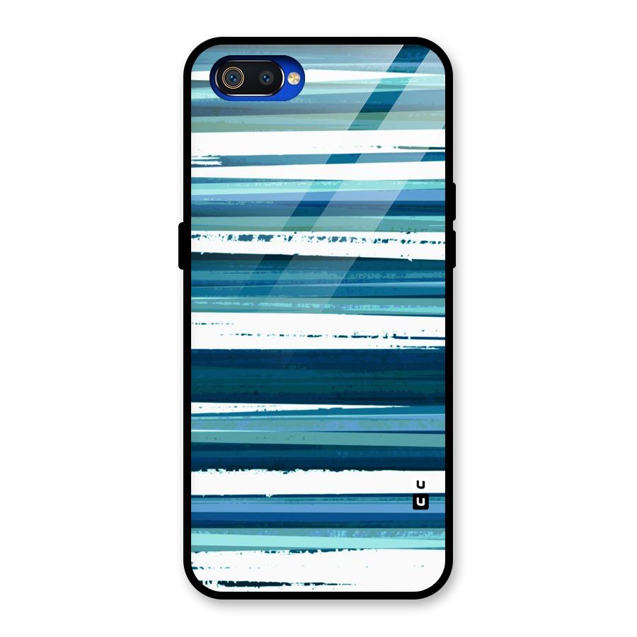 Simple Soothing Lines Glass Back Case for Realme C2