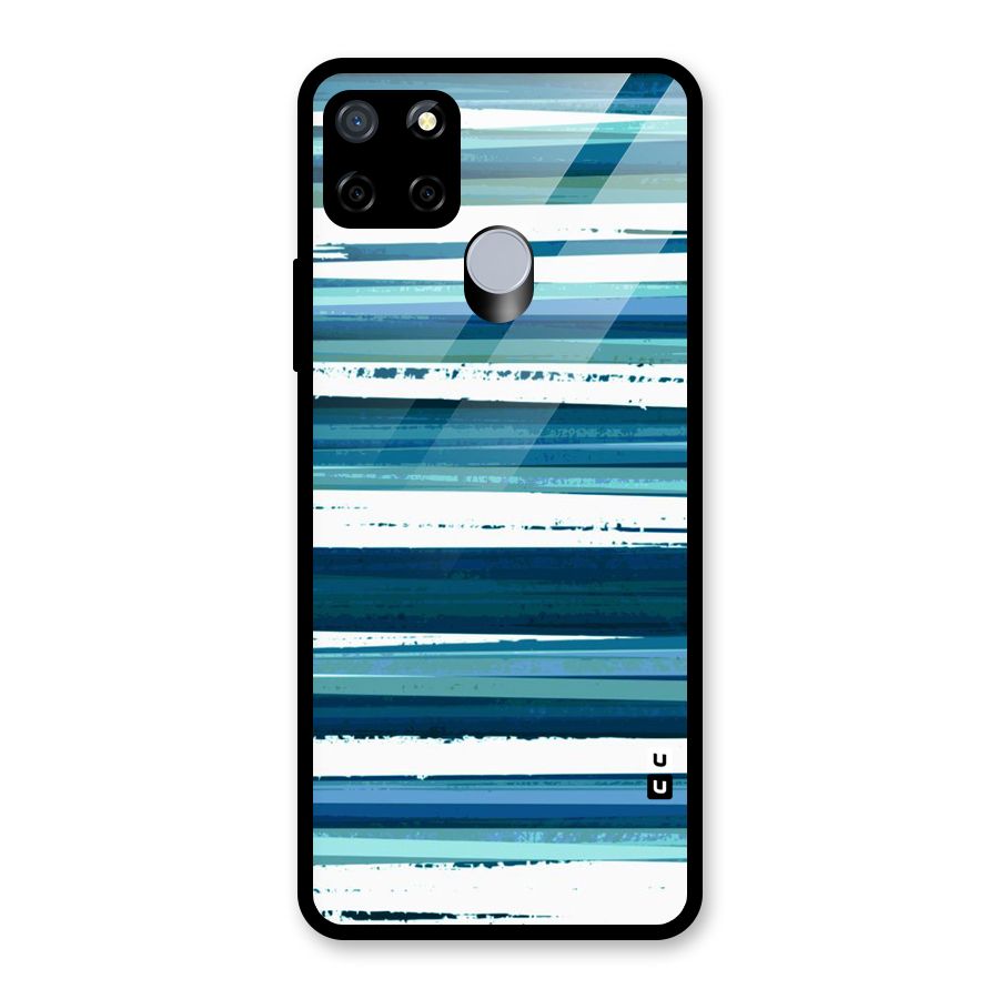 Simple Soothing Lines Glass Back Case for Realme Narzo 20