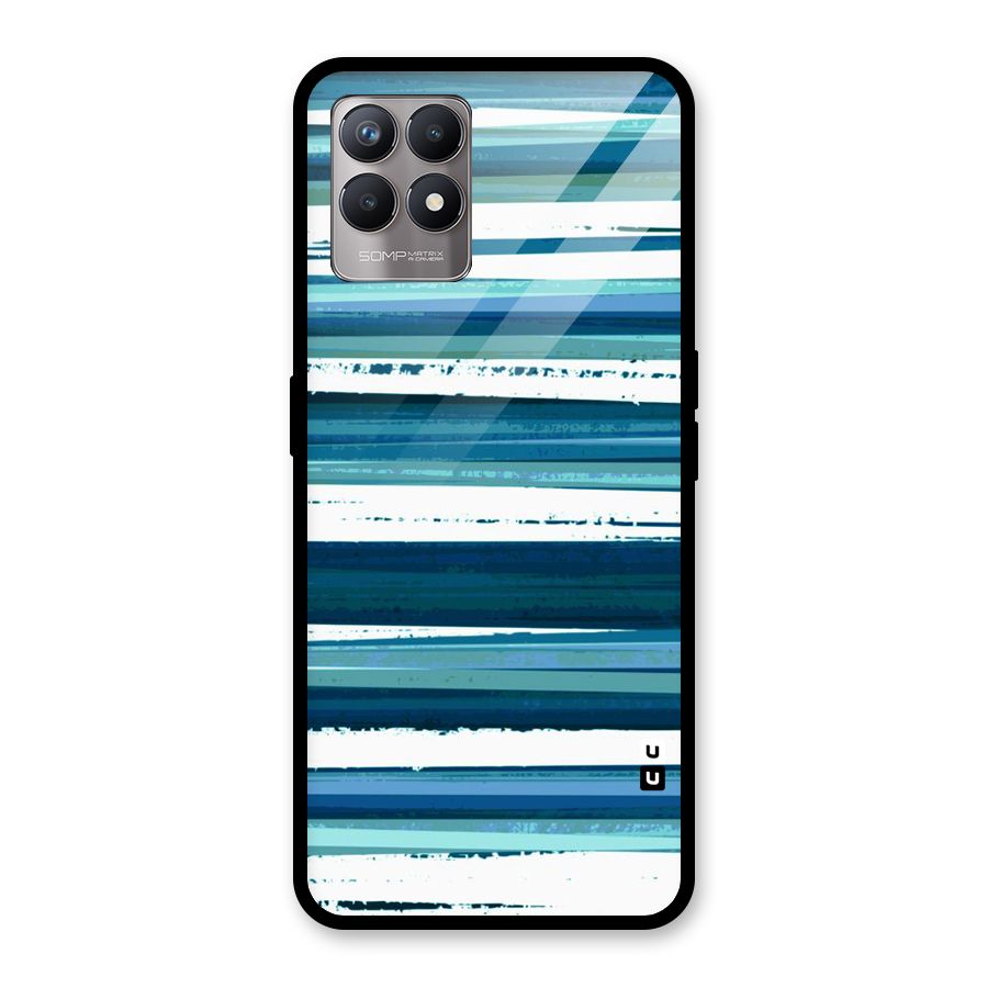 Simple Soothing Lines Glass Back Case for Realme Narzo 50