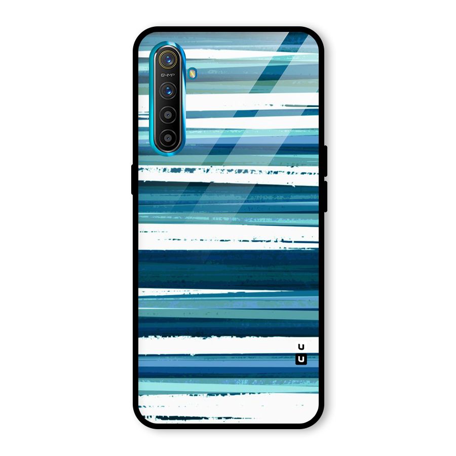 Simple Soothing Lines Glass Back Case for Realme X2