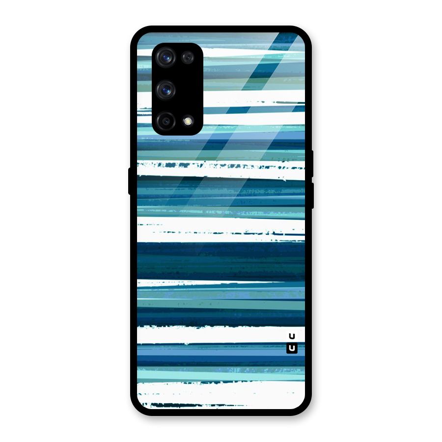 Simple Soothing Lines Glass Back Case for Realme X7 Pro