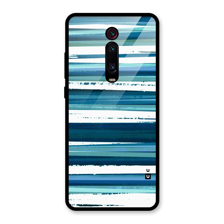 Simple Soothing Lines Glass Back Case for Redmi K20 Pro