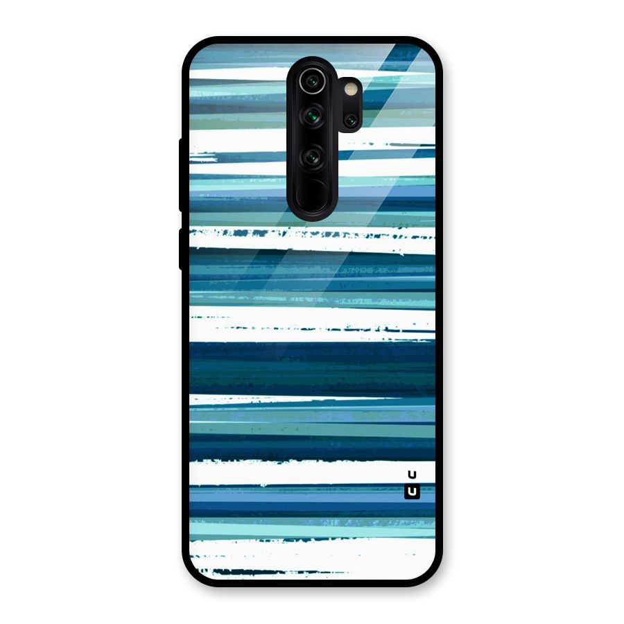 Simple Soothing Lines Glass Back Case for Redmi Note 8 Pro
