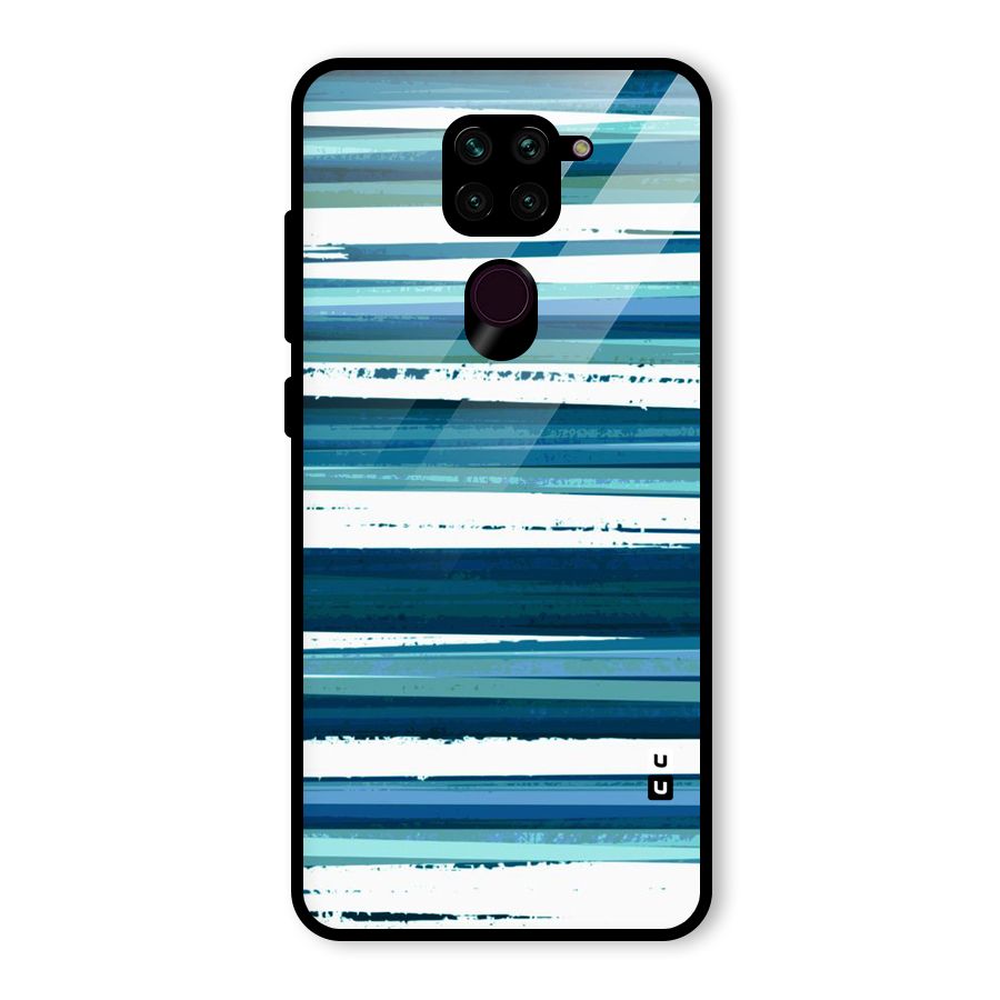 Simple Soothing Lines Glass Back Case for Redmi Note 9