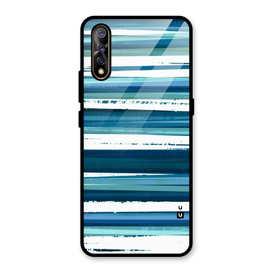 Simple Soothing Lines Glass Back Case for Vivo S1