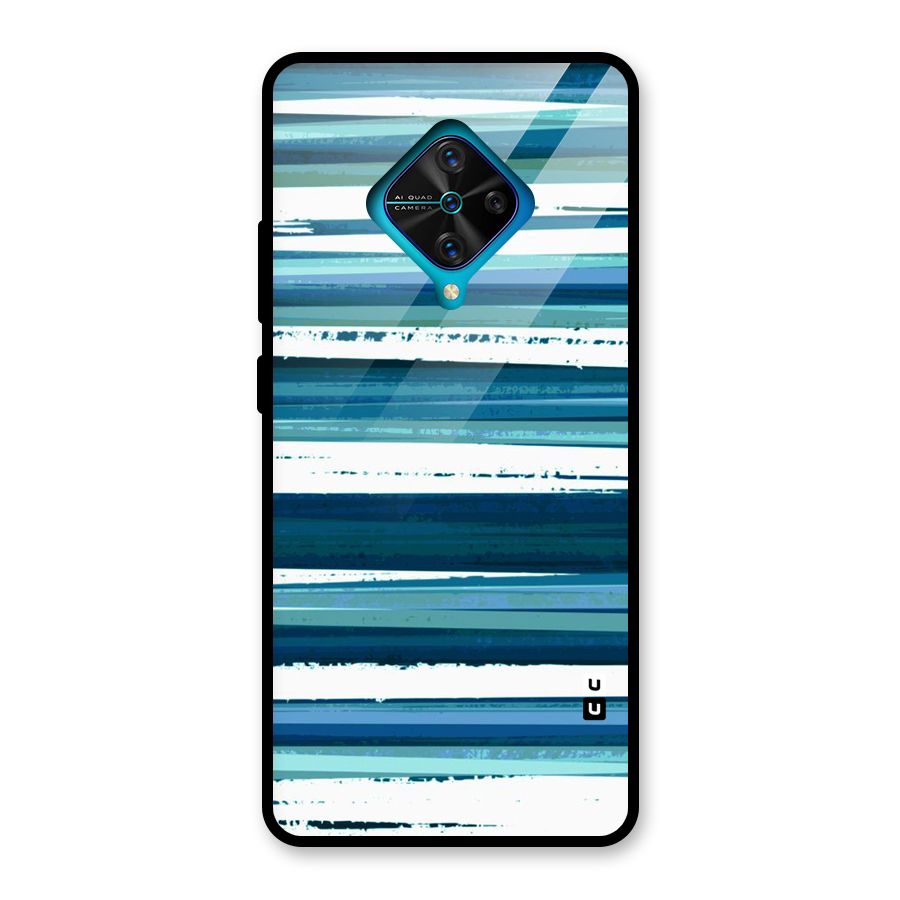Simple Soothing Lines Glass Back Case for Vivo S1 Pro