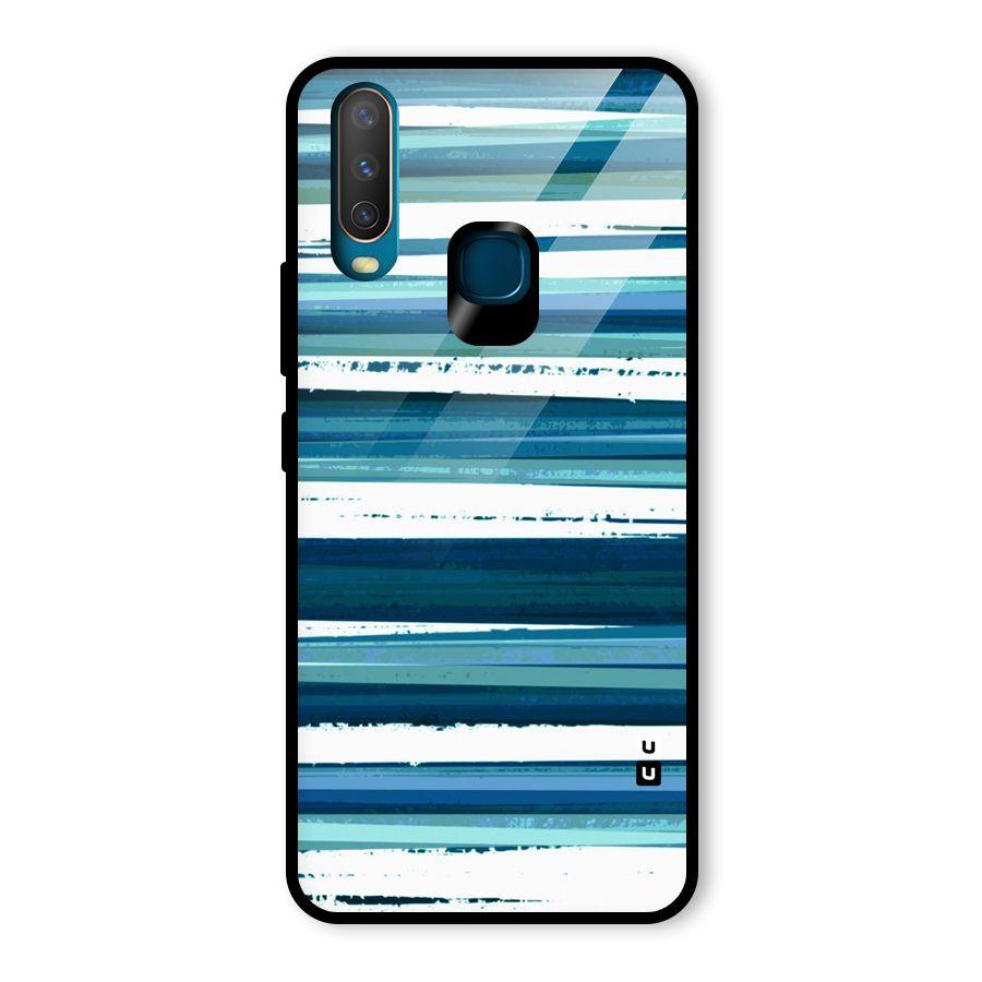 Simple Soothing Lines Glass Back Case for Vivo U10