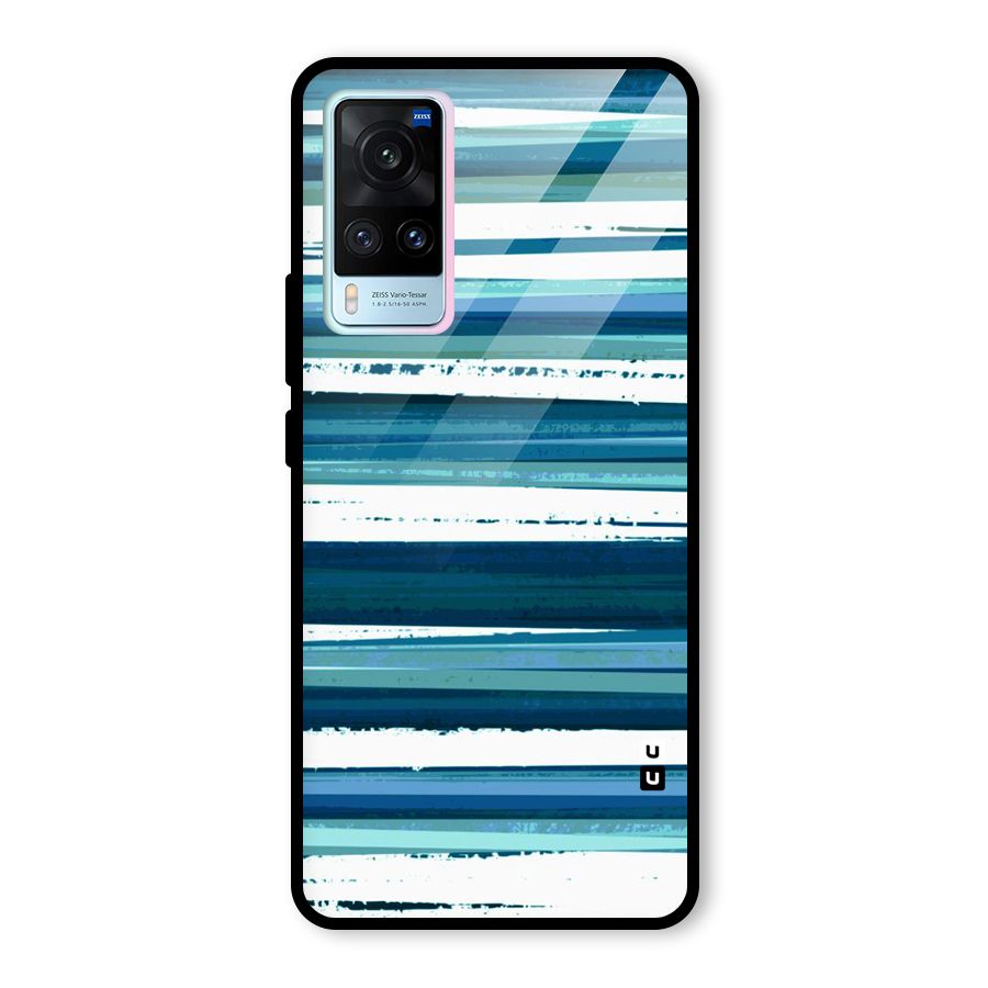 Simple Soothing Lines Glass Back Case for Vivo X60