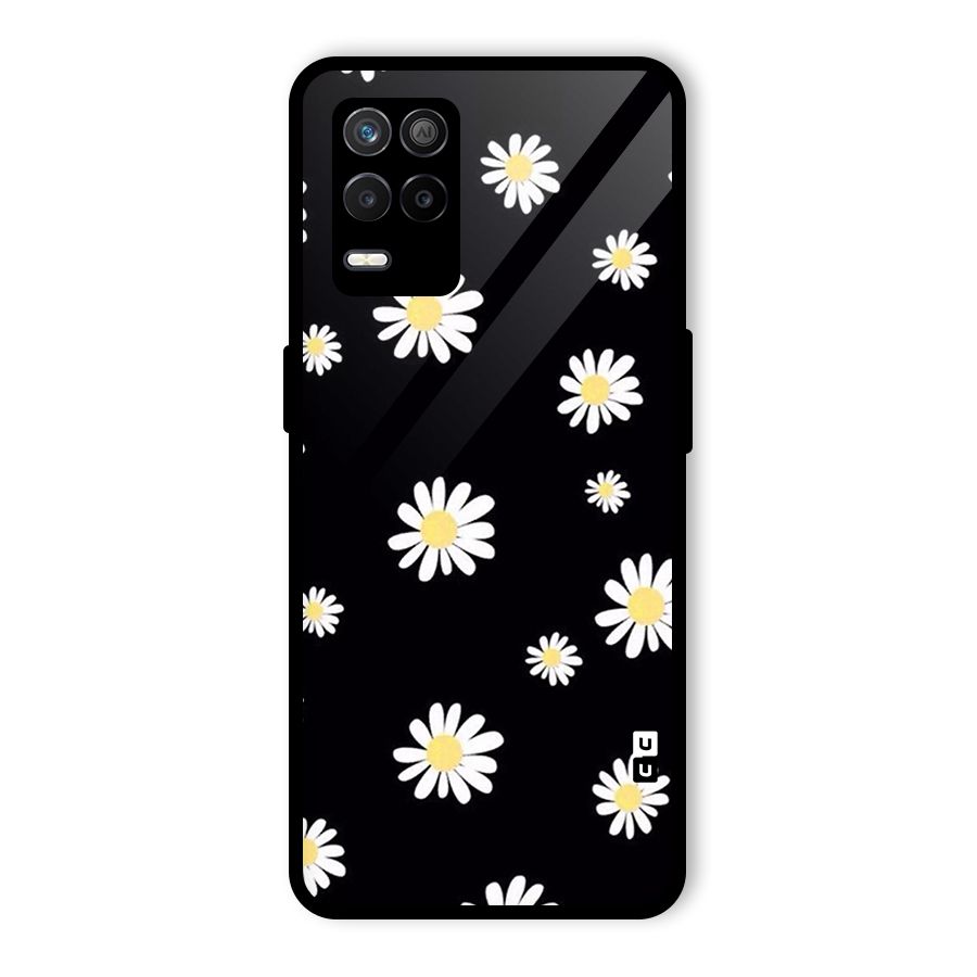 Simple Sunflowers Pattern Glass Back Case for Realme 9 5G