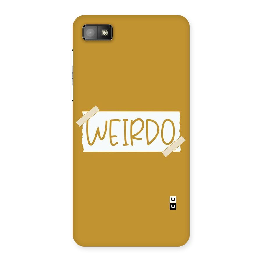 Simple Weirdo Back Case for Blackberry Z10
