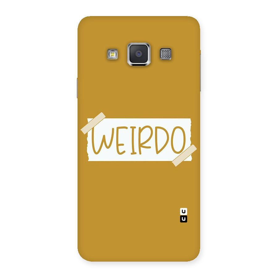 Simple Weirdo Back Case for Galaxy A3