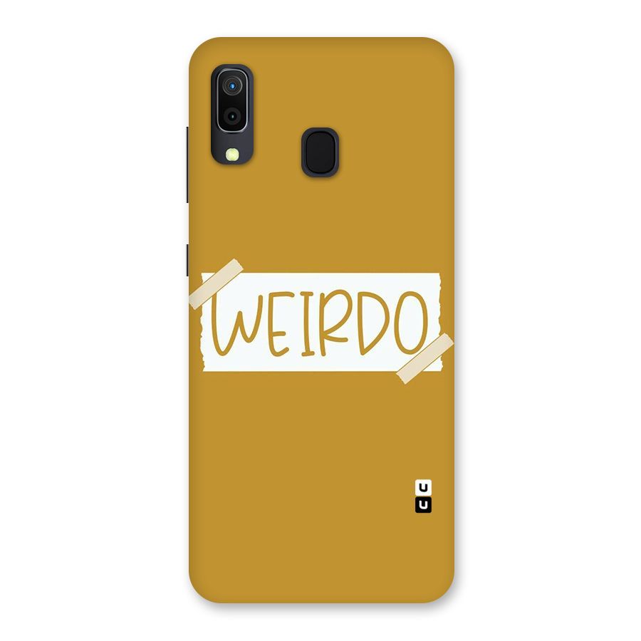 Simple Weirdo Back Case for Galaxy A30