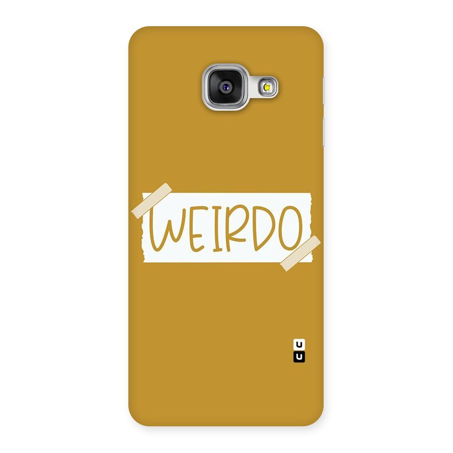 Simple Weirdo Back Case for Galaxy A3 2016
