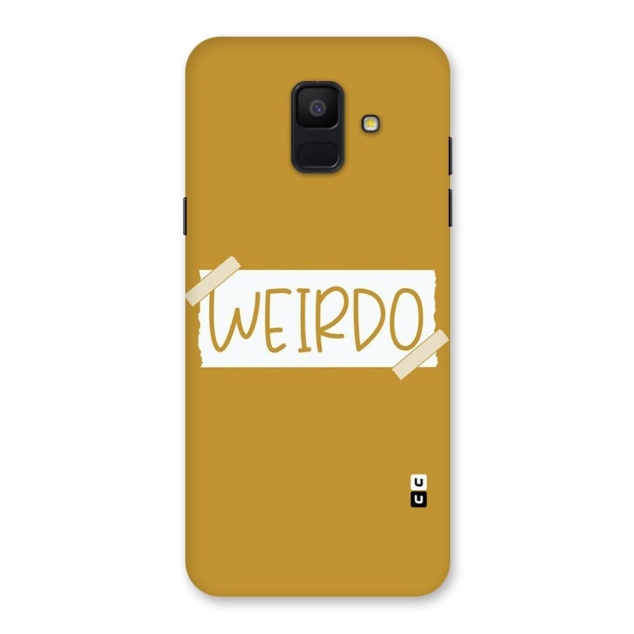 Simple Weirdo Back Case for Galaxy A6 (2018)