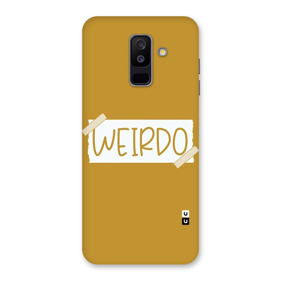 Simple Weirdo Back Case for Galaxy A6 Plus