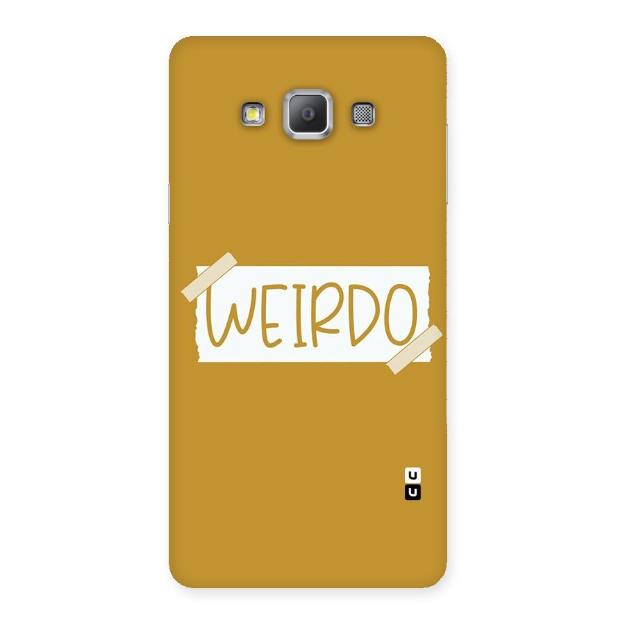Simple Weirdo Back Case for Galaxy A7