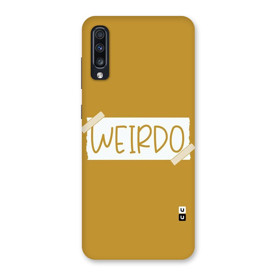 Simple Weirdo Back Case for Galaxy A70s