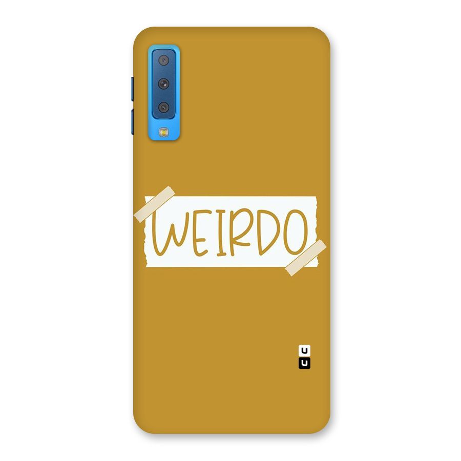 Simple Weirdo Back Case for Galaxy A7 (2018)