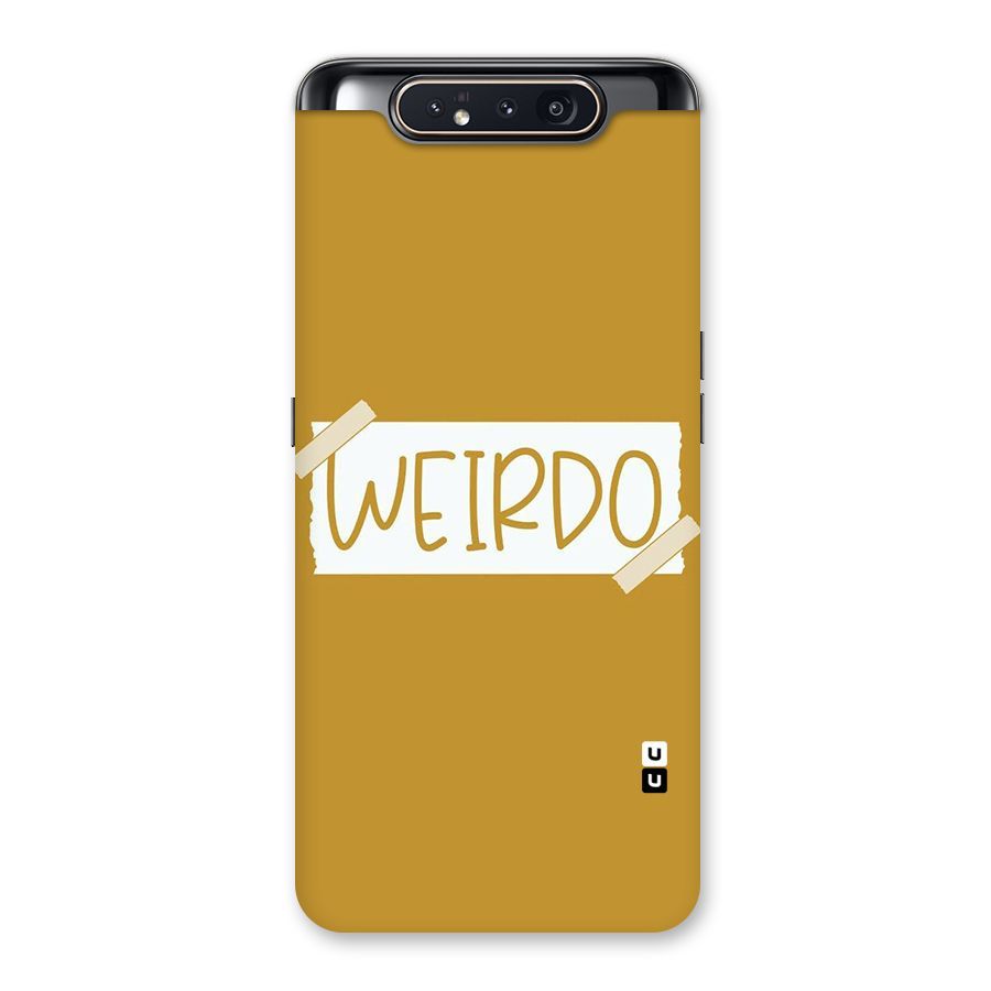 Simple Weirdo Back Case for Galaxy A80