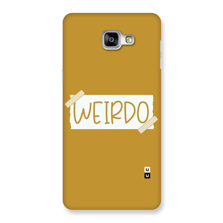 Simple Weirdo Back Case for Galaxy A9